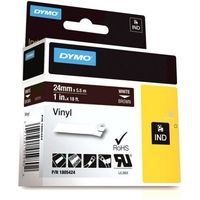 Dymo 1805424 Nastro di etichettatura Bianco su marrone (24 mm)