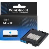 Cartuccia compatibile Ricoh GC-21C (405533) - Ciano