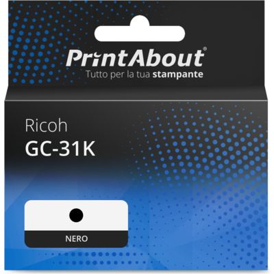 Cartuccia compatibile Ricoh GC-31K (405688) - Nero