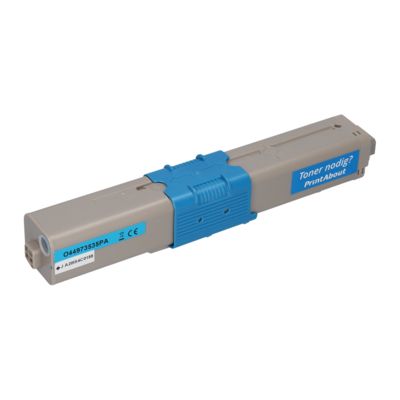 Toner compatibile OKI 44973535 - Ciano