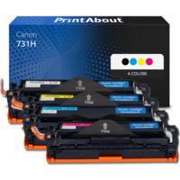 Toner compatibile Canon 731H  - 4 colori Alta capacità Multipack