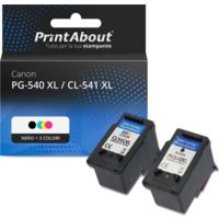 Cartuccia compatibile Canon PG-540 XL / CL-541 XL - Nero + 3 colori Alta capacità Multipack