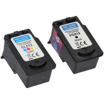 Cartuccia compatibile Canon PG-512 / CL-513 - Nero + 3 colori Alta capacità Multipack