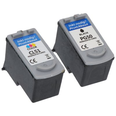 Cartuccia compatibile Canon PG-50 / CL-51 - Nero + 3 colori Multipack