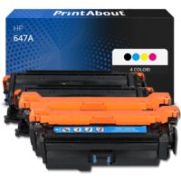 Toner compatibile HP 647A (CE260A) - 4 colori Multipack