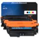 Toner compatibile HP 647A (CE260A) - 4 colori Multipack