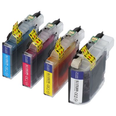 Cartuccia compatibile Brother LC-127XLVALBP - 4 colori Alta capacità Multipack