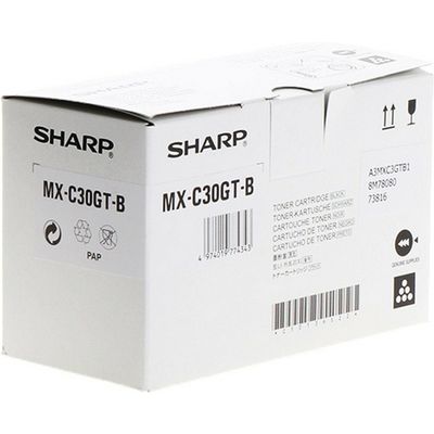 Toner Sharp MX-C30GTB - Nero