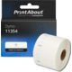 Etichetta compatibile Dymo 11354 - Nero su bianco (57 mm x 32 mm)