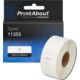Etichetta compatibile Dymo 11355 - Nero su bianco (19 mm x 51 mm)