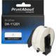 Etichetta compatibile Brother DK-11201 - Nero su bianco (29 mm x 90 mm)