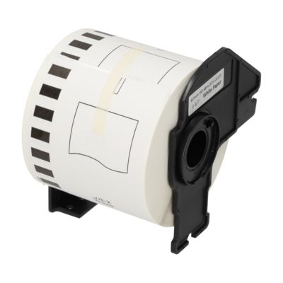Etichetta compatibile Brother DK-22205 - Nero su bianco (62 mm)