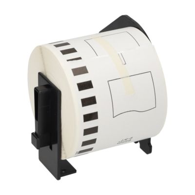 Etichetta compatibile Brother DK-22205 - Nero su bianco (62 mm)