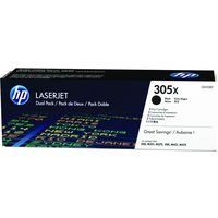 Toner HP 305X (CE410XD) - 2x nero ad alta capacità Multipack