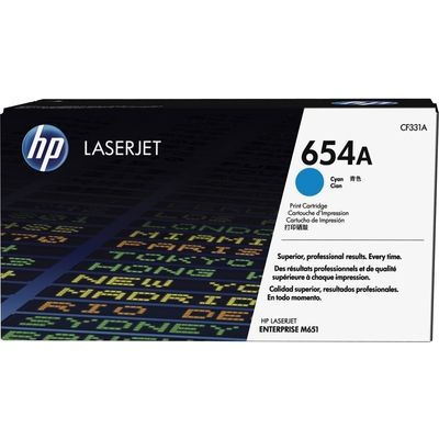 Toner HP 654A (CF331A) - Ciano