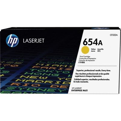 Toner HP 654A (CF332A) - Giallo