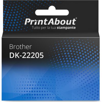 Prodotto compatibile Brother DK-22205 - Multipack (62 mm) Confezione da 5 pezzi