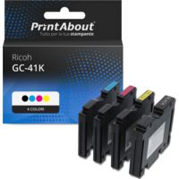 Cartuccia compatibile Ricoh GC-41K (405761) - 4 colori Multipack