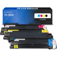 Toner compatibile Kyocera TK-580K - 4 colori Multipack