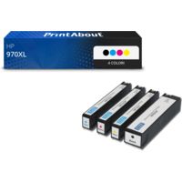 Cartuccia compatibile HP 970XL (CN625AE) - 4 colori Alta capacità Multipack