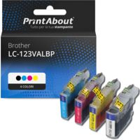 Cartuccia compatibile Brother LC-123VALBP - 4 colori Multipack