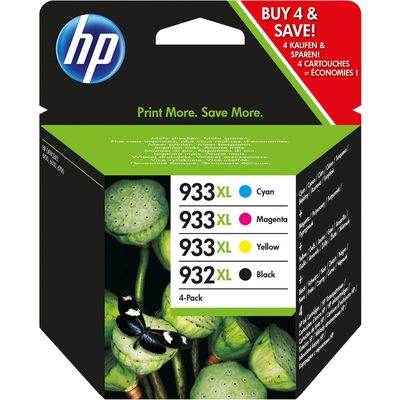 Cartuccia stampante HP 932XL / 933XL (C2P42AE) - 4 colori Alta capacità Multipack