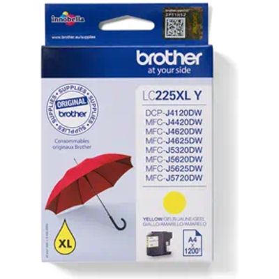 Cartuccia stampante Brother LC-225XLY - Giallo Alta capacità