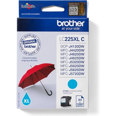 Cartuccia stampante Brother LC-225XLC - Ciano Alta capacità