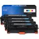 Toner compatibile HP 312X (CF380X) - 4 colori Alta capacità Multipack