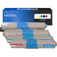 Toner compatibile OKI 44973536 - 4 colori Multipack