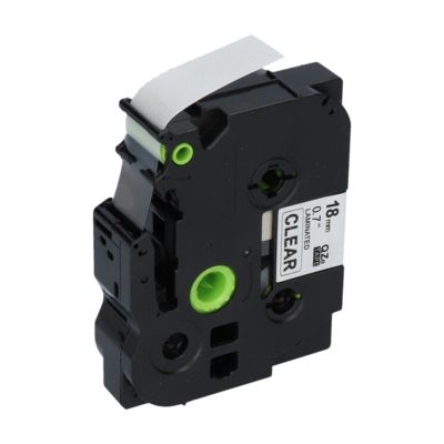 Nastro compatibile Brother TZe-141 - Nero su trasparente (18 mm)