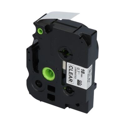 Nastro compatibile Brother TZe-141 - Nero su trasparente (18 mm)
