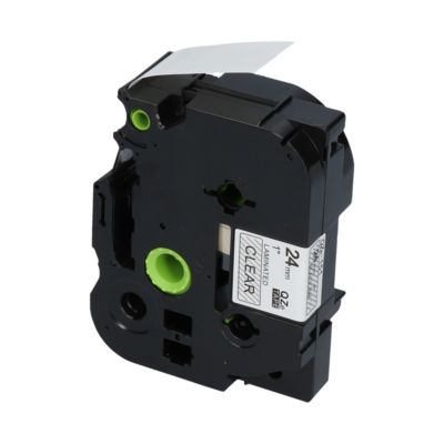 Nastro compatibile Brother TZe-151 - Nero su trasparente (24 mm x 24 mm)