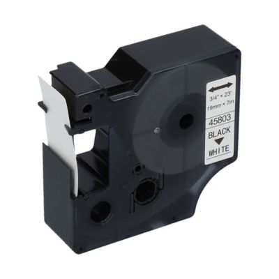 Nastro compatibile Dymo 45803 (S0720830) - Nero su bianco (19 mm)