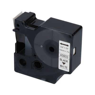 Nastro compatibile Dymo 45803 (S0720830) - Nero su bianco (19 mm)