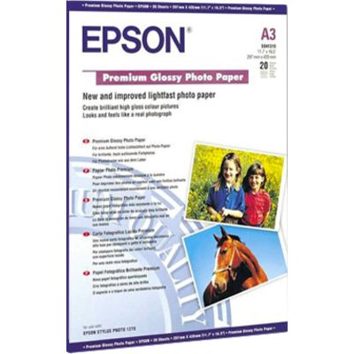 Carta fotografica Epson S041316 Premium Glossy A3+ (20 vel) (Epson premium glossy)