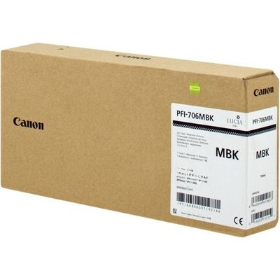 Cartuccia stampante Canon PFI-706MBK - Nero opaco