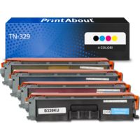 Toner compatibile Brother TN-329 - 4 colori Capacità extra-elevata Multipack