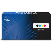 Toner compatibile HP 651A (CE340A) - 4 colori Multipack