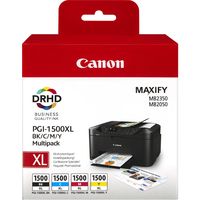 Cartuccia stampante Canon PGI-1500XL BK/C/M/Y - 4 colori Alta capacità Multipack