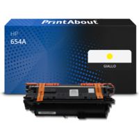 Toner compatibile HP 654A (CF332A) - Giallo
