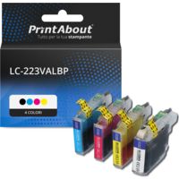 Cartuccia compatibile Brother LC-223VALBP - 4 colori Multipack