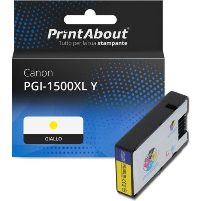 Cartuccia compatibile Canon PGI-1500XL Y - Giallo Alta capacità