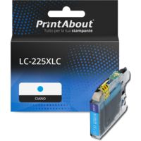 Cartuccia compatibile Brother LC-225XLC - Ciano Alta capacità