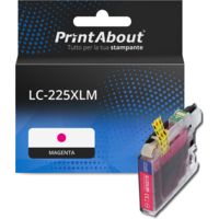 Cartuccia compatibile Brother LC-225XLM - Magenta Alta capacità