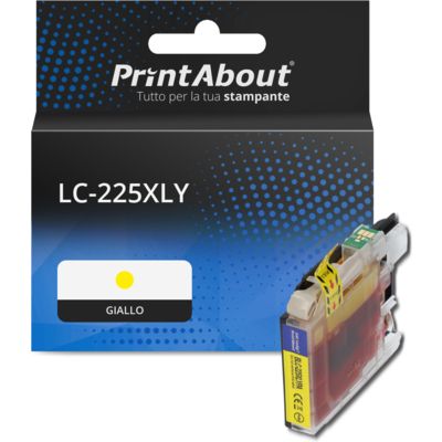 Cartuccia compatibile Brother LC-225XLY - Giallo Alta capacità