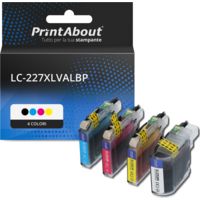 Cartuccia compatibile Brother LC-227XLVALBP - 4 colori ad alta capacità Multipack