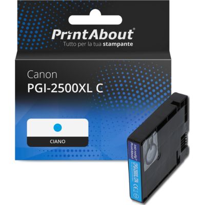 Cartuccia compatibile Canon PGI-2500XL C  - ciano ad alta capacità