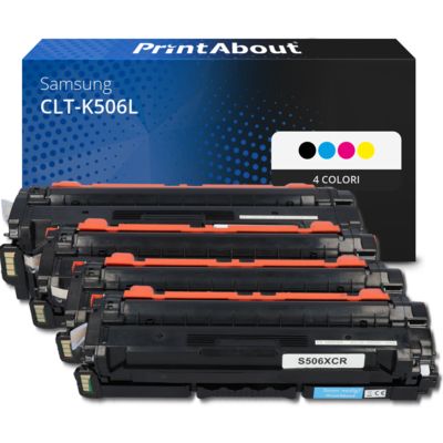 Toner compatibile Samsung CLT-K506L (SU171A) - 4 colori Alta capacità Multipack