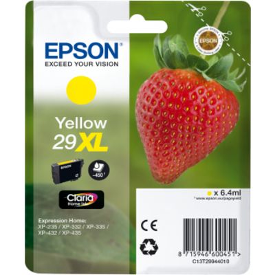 Cartuccia stampante Epson 29XL (C13T29944012) - Giallo Alta capacità
